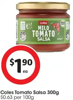 Coles Coles tomato salsa offer