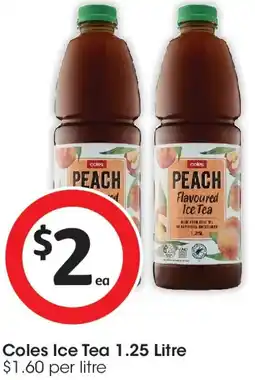 Coles Coles ice tea offer