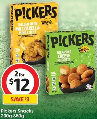 Coles Pickers snacks offer