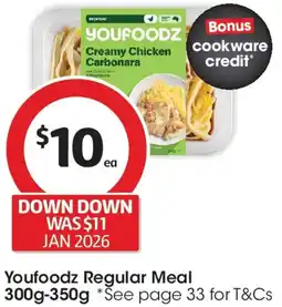 Coles Youfoodz regular meal offer