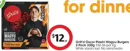 Coles Grill'd oscar piastri wagyu burgers offer