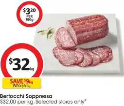 Coles Bertocchi soppressa offer