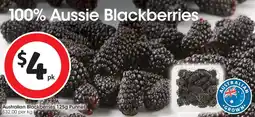 Coles Australian blackberries offer