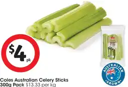 Coles Coles australian celery sticks offer