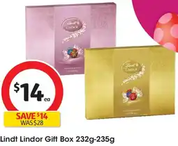 Coles Lindt lindor gift box offer
