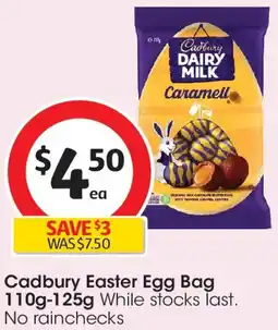 Coles Cadbury easter egg bag offer