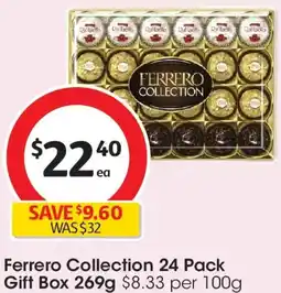 Coles Ferrero collection gift box offer