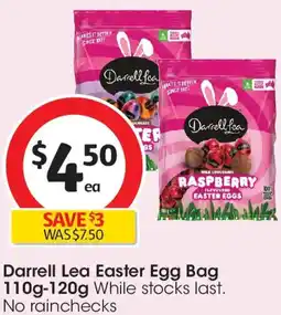 Coles Darrell lea easter egg bag offer