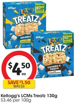 Coles Kellogg's lcms treatz offer