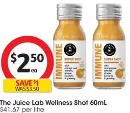 Coles The juice lab wellness shot offer