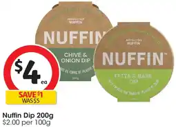 Coles Nuffin dip offer