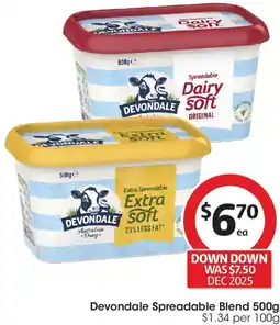 Coles Devondale spreadable blend offer