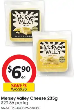 Coles Mersey valley cheese offer