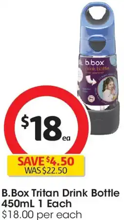 Coles B.box tritan drink bottle offer