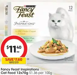 Coles Fancy feast inspirations cat food offer