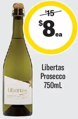 Coles Libertas prosecco offer