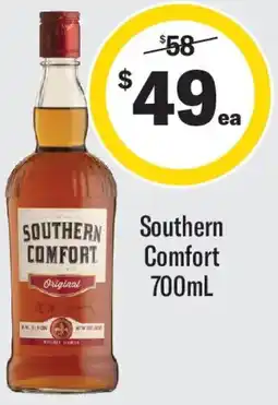 Coles Southern comfort offer