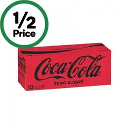 Woolworths Coca-Cola, Sprite or Fanta Soft Drink Varieties 10 x 375ml offer