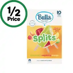 Woolworths Bulla Everyday or Variety Ice Cream Multipacks 472-750ml Pk 8-14 offer