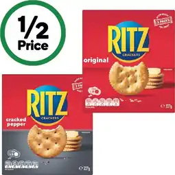 Woolworths Ritz Crackers offer