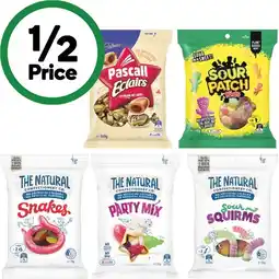 Woolworths The Natural Confectionery Co. 130-230g, Sour Patch Kids 190g or Pascall Sugar Bags 160-300g offer