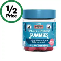 Woolworths Little Swisse Prebiotic + Probiotic Gummies offer