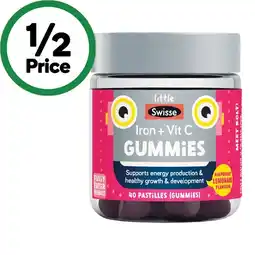 Woolworths Little Swisse Iron + Vit C Gummies offer