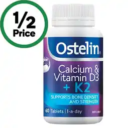 Woolworths Ostelin Calcium & Vitamin D3 + K2 Tablets offer