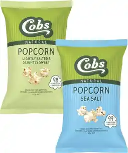 Coles Cobs Popcorn-120g offer
