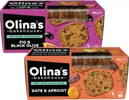 Coles Olina's Artisan Crackers-100g offer