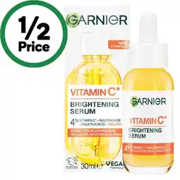 Woolworths Garnier Vitamin C Brightening Serum offer