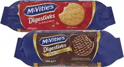 Coles McVitie's Plain or Chocolate Digestives 266g-355g offer