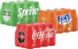 Coles Coca-Cola, Fanta or Sprite Soft Drink 12x300mL offer
