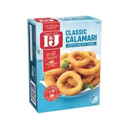 Woolworths I&J Fish Tenders, Fillets or Calamari Rings 320-425g β From the Freezer offer
