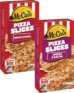 Coles McCain Pizza Slices 600g offer