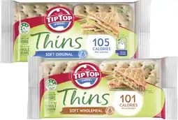 Coles Tip Top Thins 240g offer