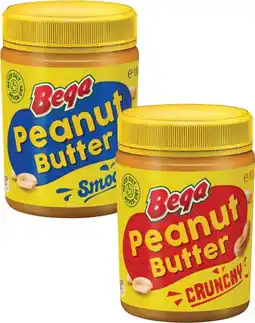 Coles Bega Smooth or Crunchy Peanut Butter 470g offer