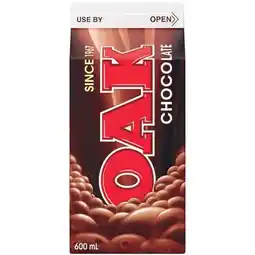 Woolworths Oak Flavoured Milk offer