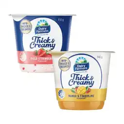 Woolworths Dairy Farmers Thick & Creamy Yoghurt β From the Fridge offer