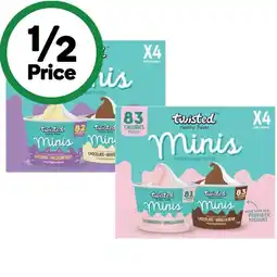 Woolworths Twisted Minis Frozen Yoghurt offer