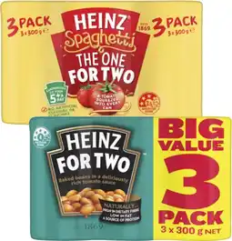 Coles Heinz Baked Beanz or Spaghetti 3x300g offer