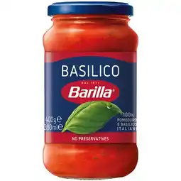 Woolworths Barilla Pasta Sauce offer