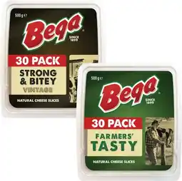 Coles Bega Cheese Slices offer