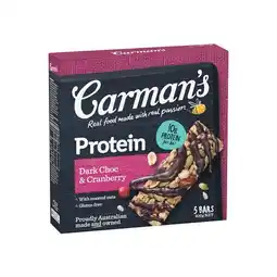 Woolworths Carman’s Protein Bars offer