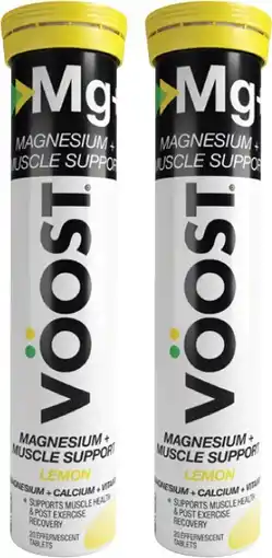 Coles NEW Voost Magnesium + Muscle Support Effervescent Tablets offer