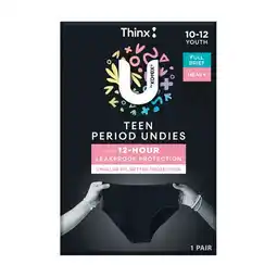 Woolworths U by Kotex Teen Reusable Period Underwear Size 10-14 offer