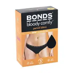 Woolworths Bonds Bloody Comfy Period Bikini Size 6-14 offer