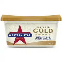 Woolworths Western Star Salted Gold Cultured Butter – From the Fridge offer