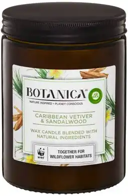 Coles Botanica by Air Wick Wax Blended Candle 1 Each offer