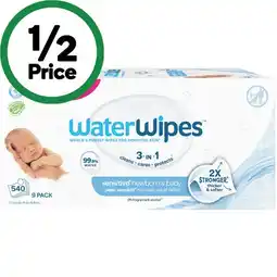 Woolworths WaterWipes Baby & Newborn Sensitive Wipes offer